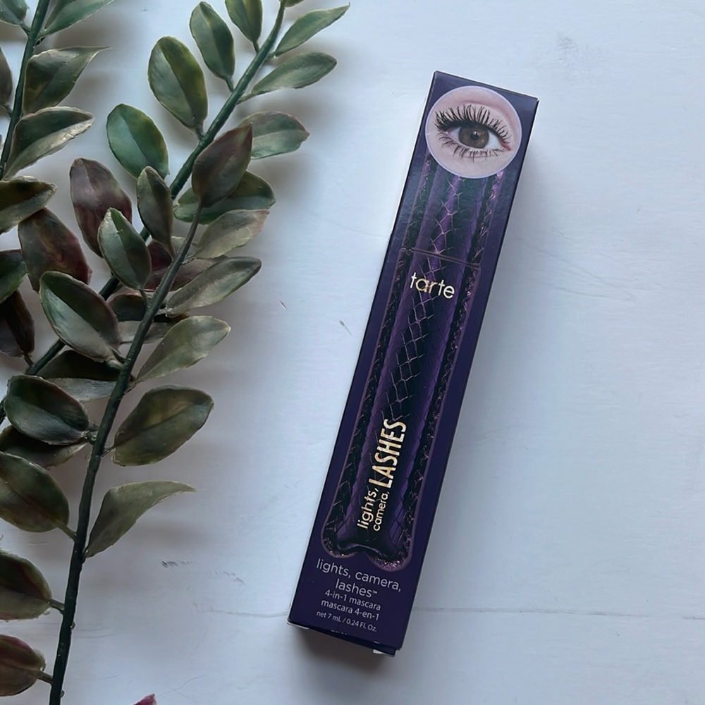 NEW Tarte Lights Camera Lashes Black Mascara